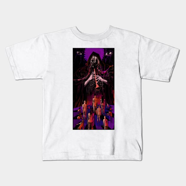 Judgement (Cyberpunk Tarot) Kids T-Shirt by Joshessel